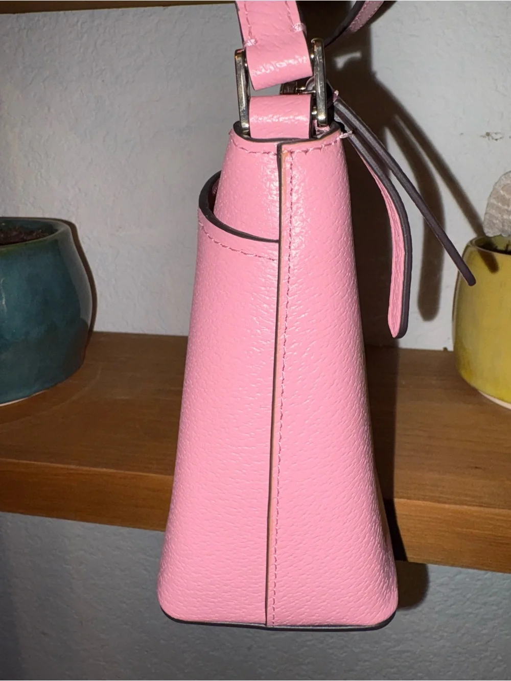 Kate Spade Jeanne Leather Crossbody Bright Carnation Pink EUC